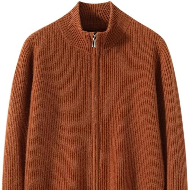 Cárdigan de Pura Lana con Cremallera