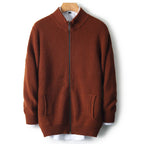 Cárdigan de Pura Lana con Cremallera