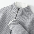 Cárdigan de Pura Lana con Cremallera