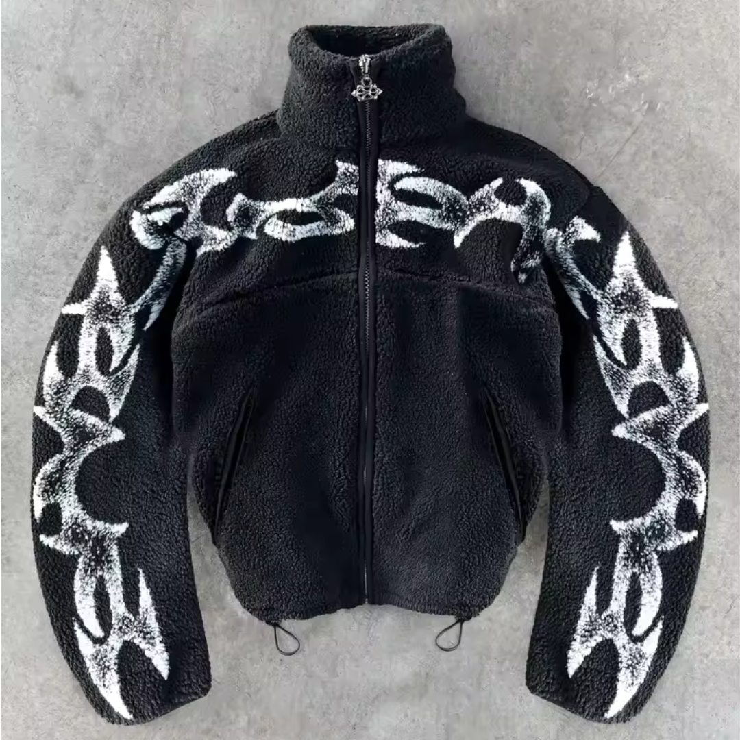 Chaqueta Cortavientos Estilo Hip Hop para Hombre 