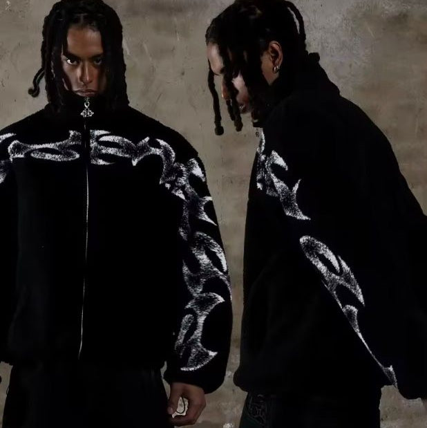 Chaqueta Cortavientos Estilo Hip Hop para Hombre 