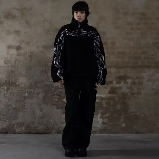 Chaqueta Cortavientos Estilo Hip Hop para Hombre 