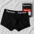 Pack Bóxers Supreme Hanes Negros  2 pzs