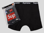 Pack Bóxers Supreme Hanes Negros  2 pzs  L (63-73KG)