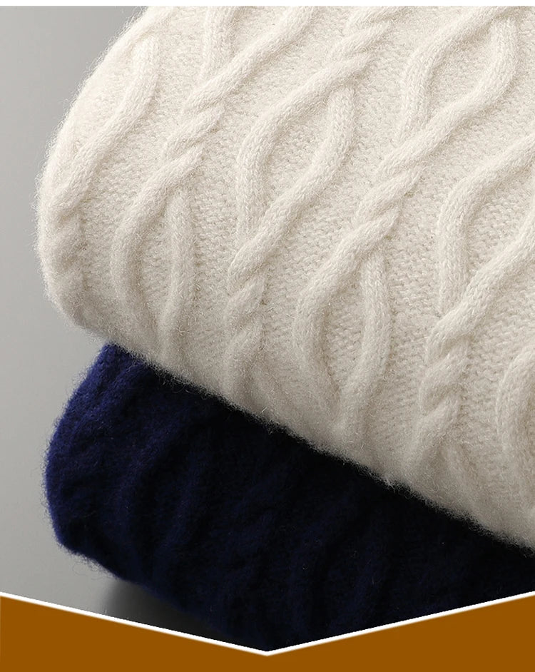 Suéter cuello redondo 100% lana