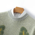 Suéter de lana hoja Nórdica